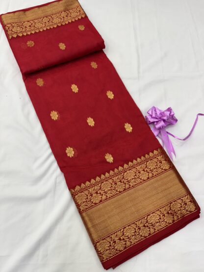 Chanderi Pure Katan Silk Saree 06