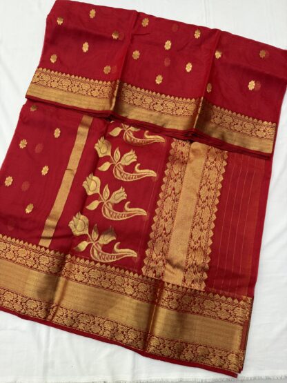 Chanderi Pure Katan Silk Saree 06