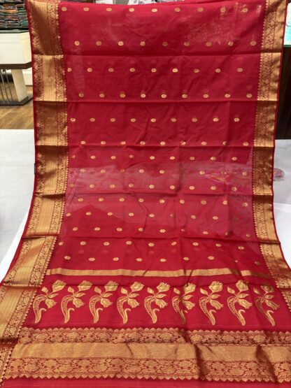 Chanderi Pure Katan Silk Saree 06