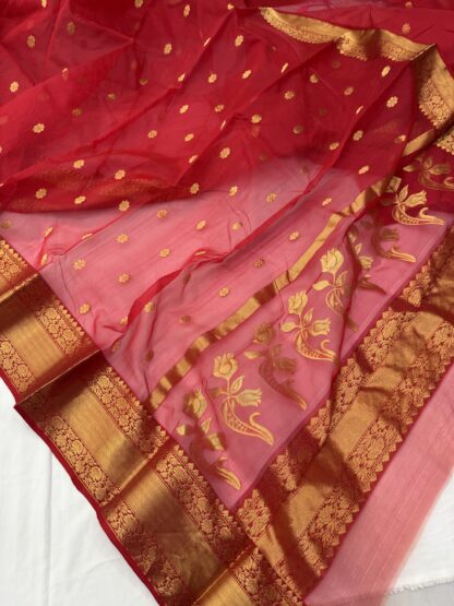 Chanderi Pure Katan Silk Saree 06