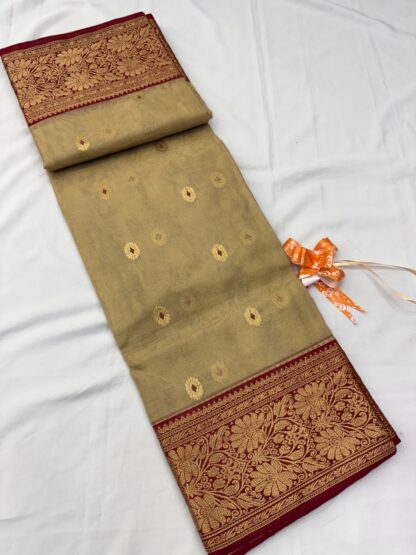 Chanderi Pure Tissue Silk Saree 01