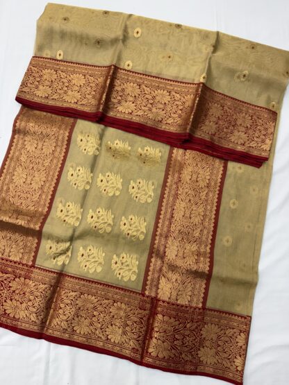 Chanderi Pure Tissue Silk Saree 01