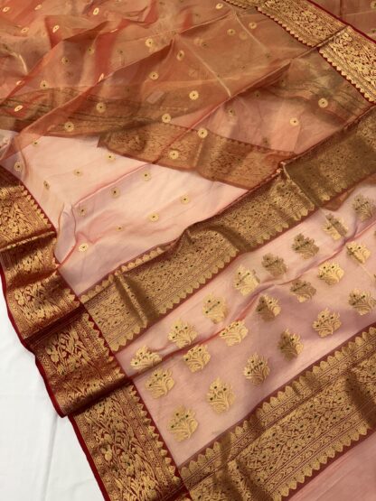 Chanderi Pure Tissue Silk Saree 02