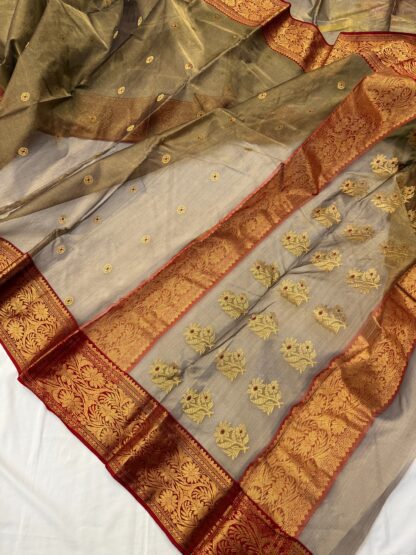 Chanderi Pure Tissue Silk Saree 03