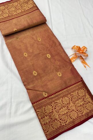 Chanderi Pure Tissue Silk Saree 05