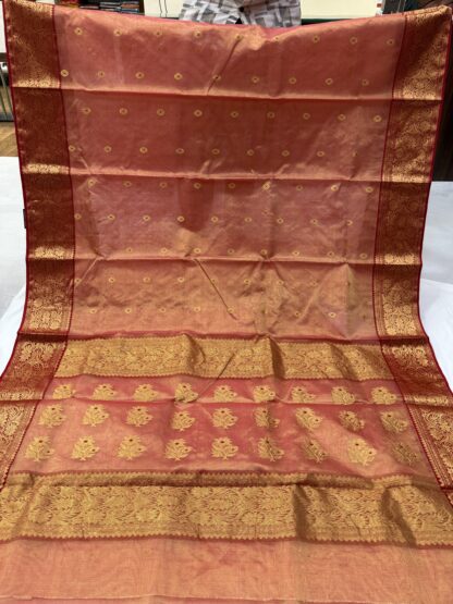 Chanderi Pure Tissue Silk Saree 05