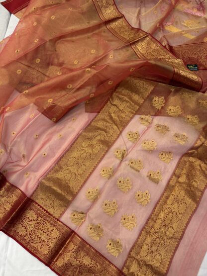 Chanderi Pure Tissue Silk Saree 05