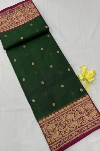 Chanderi Pure Katan Silk Saree 07