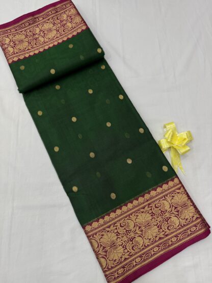 Chanderi Pure Katan Silk Saree 07