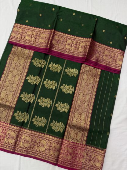 Chanderi Pure Katan Silk Saree 07