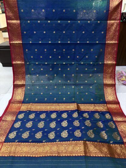 Chanderi Pure Katan Silk Saree 08