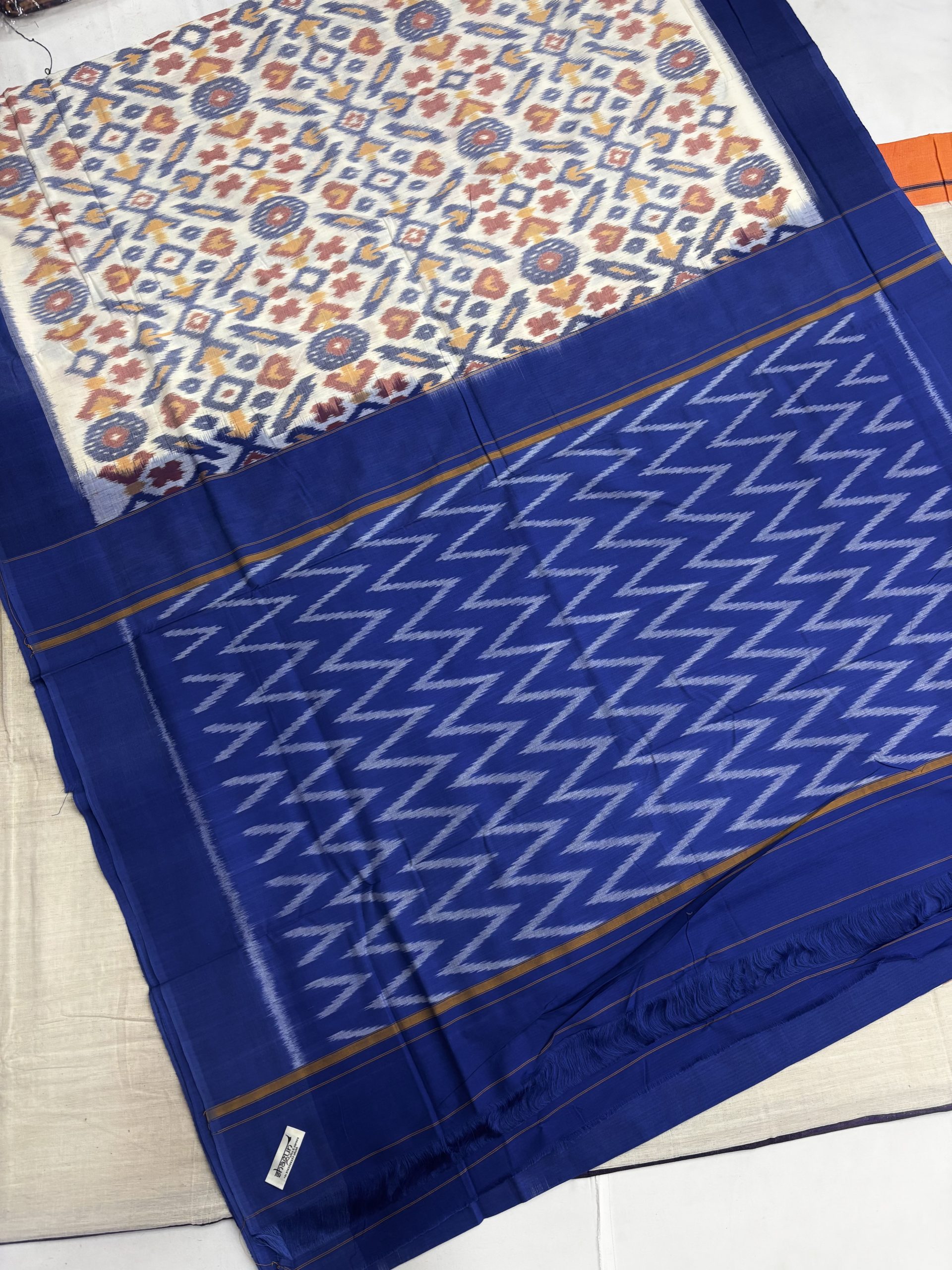 Pure Ikkat Handloom Cotton Saree 01