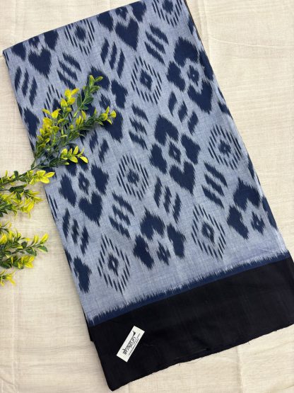 Pure Ikkat Handloom Cotton Saree 02