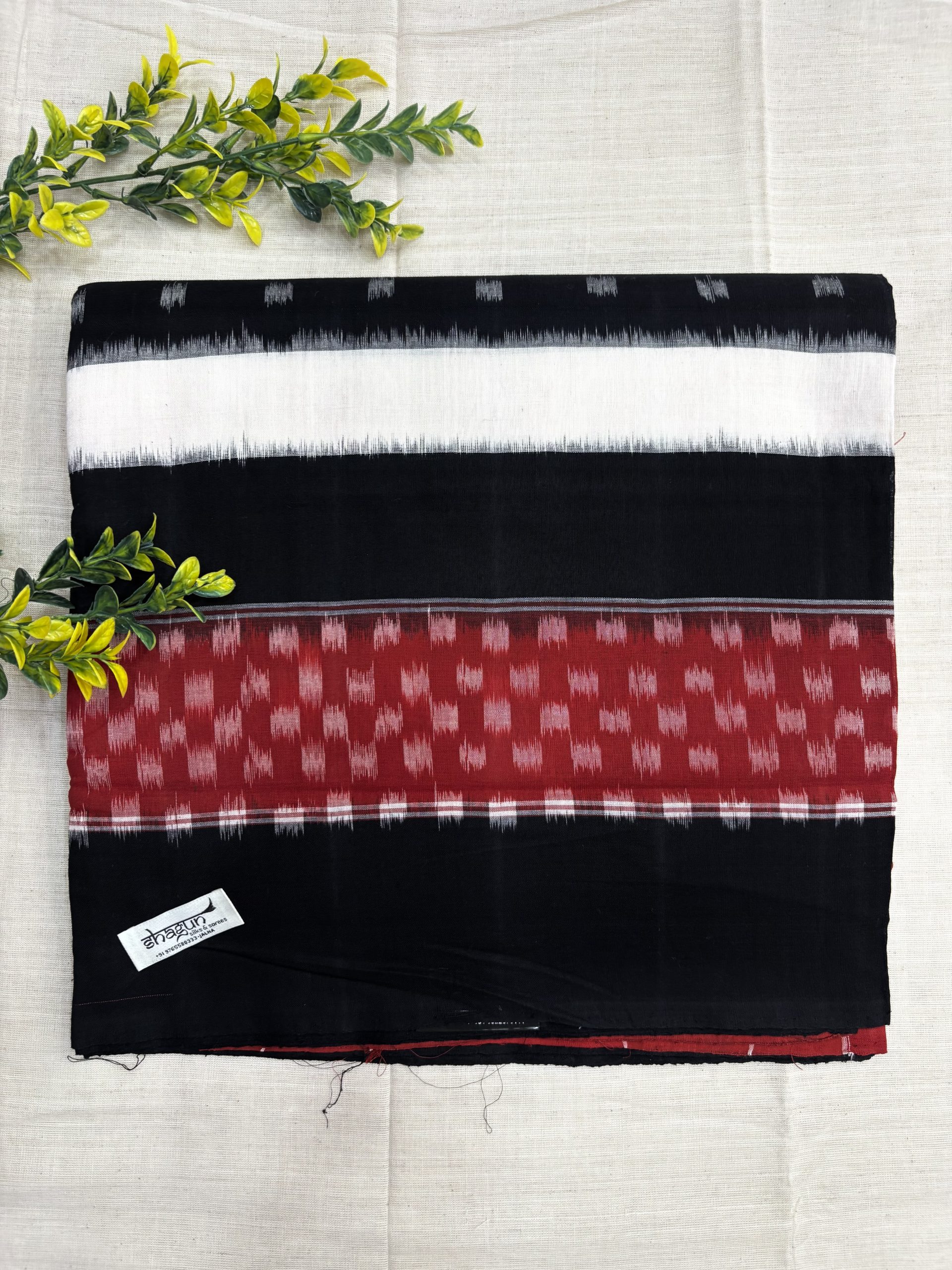 Pure Ikkat Handloom Cotton Saree 03