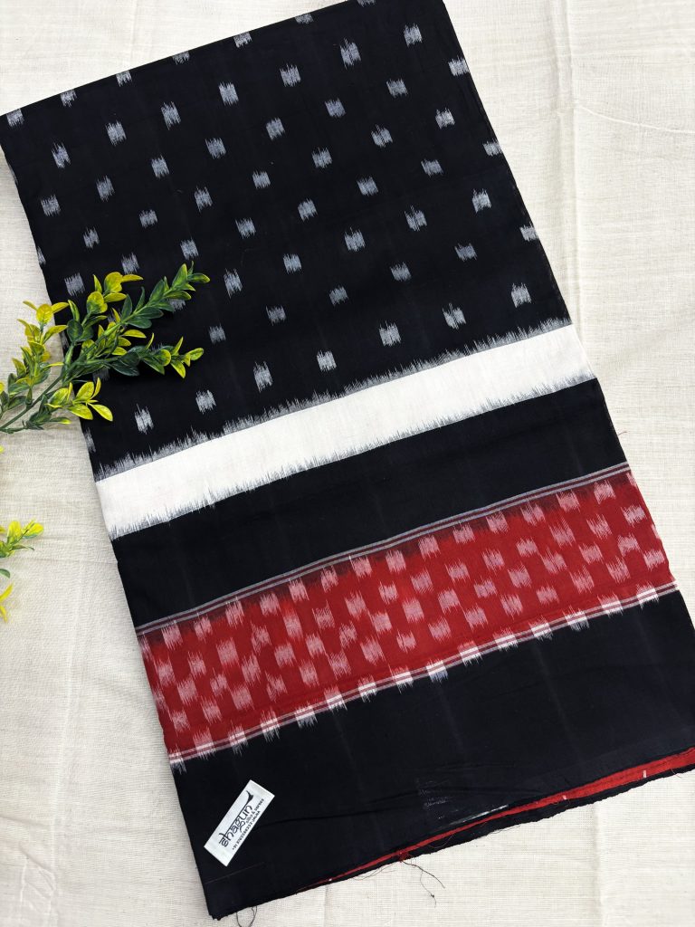 Pure Ikkat Handloom Cotton Saree 03