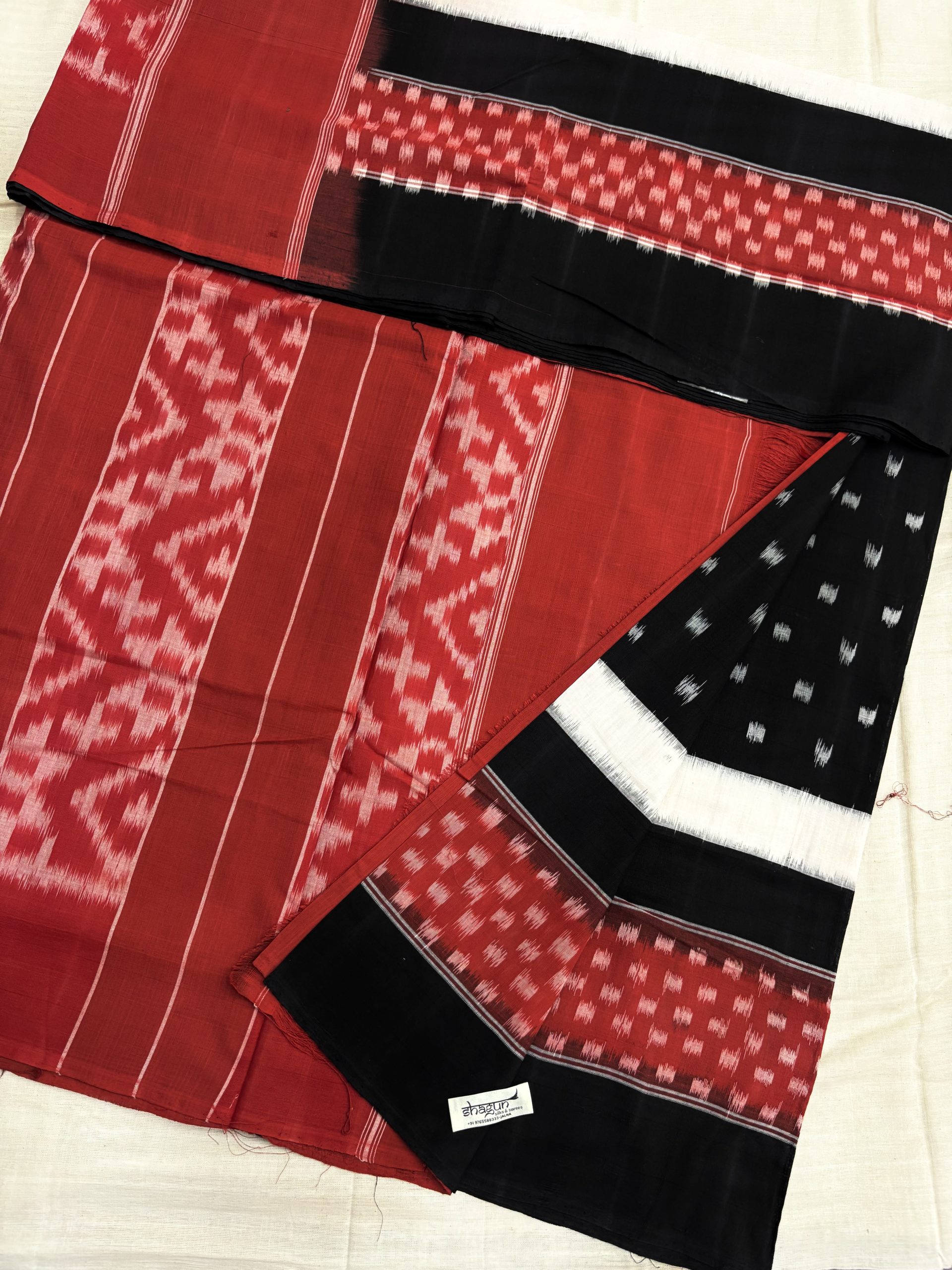 Pure Ikkat Handloom Cotton Saree 03