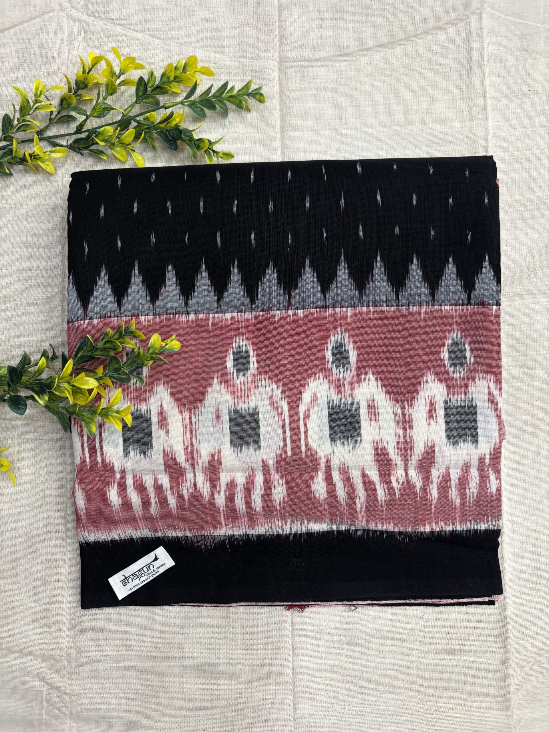 Pure Ikkat Handloom Cotton Saree 04