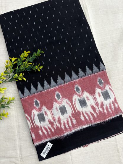 Pure Ikkat Handloom Cotton Saree 04