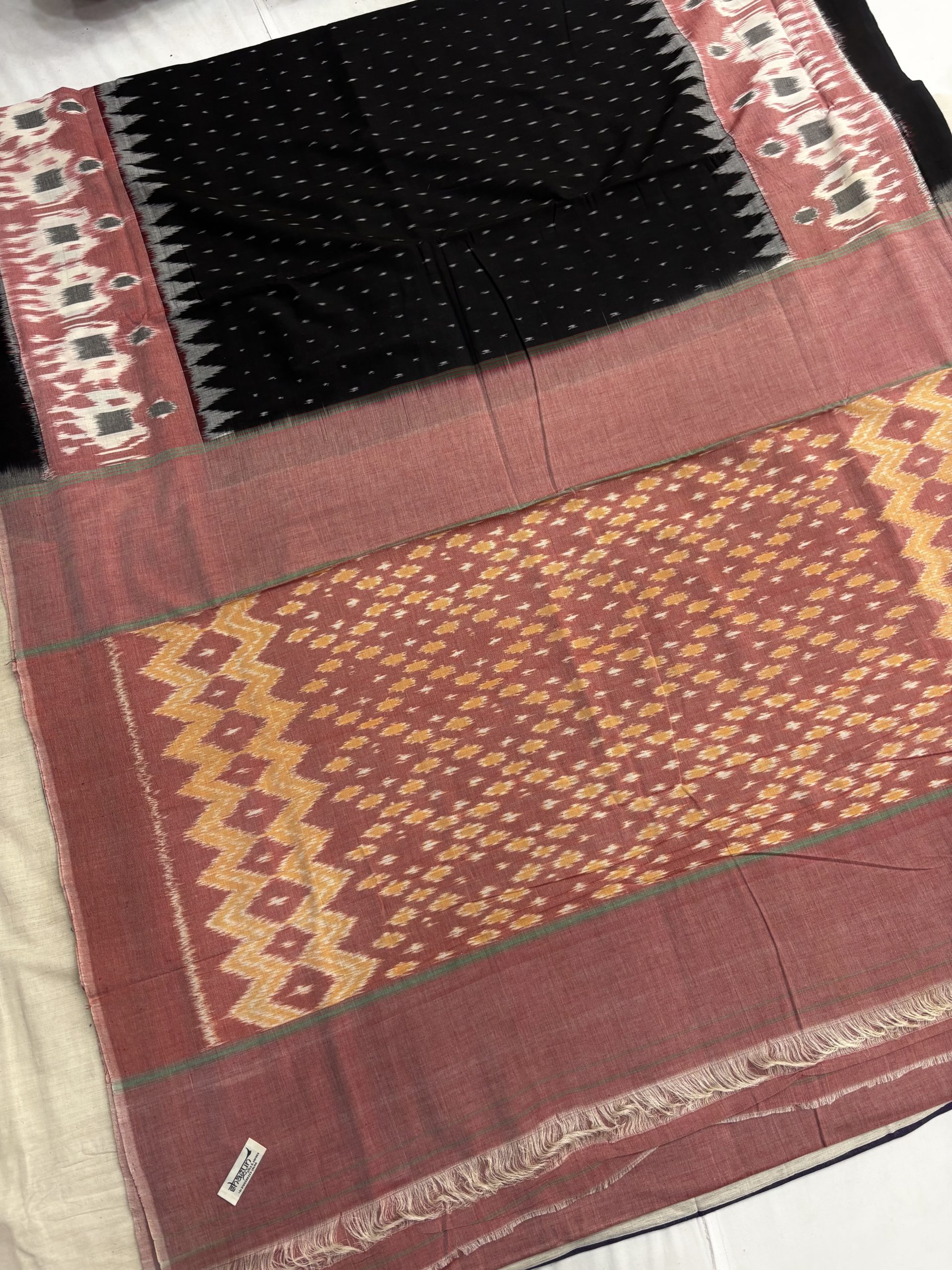 Pure Ikkat Handloom Cotton Saree 04