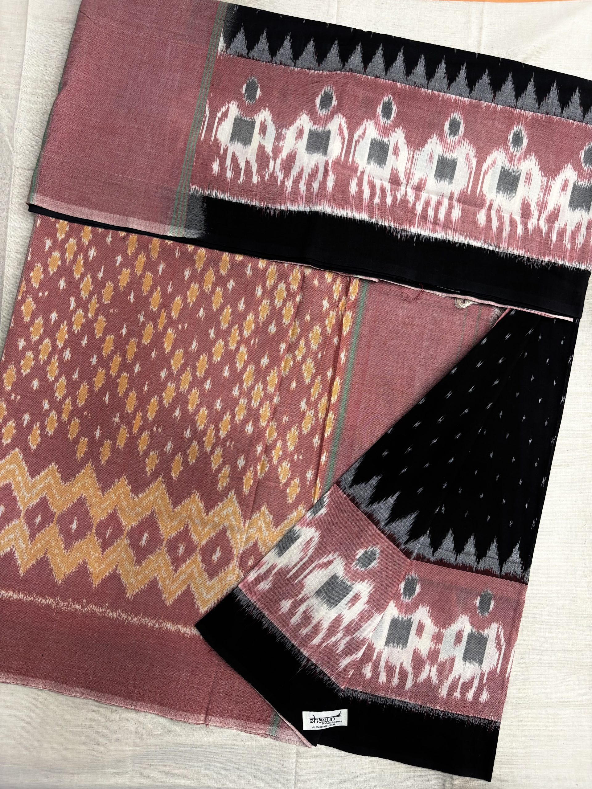 Pure Ikkat Handloom Cotton Saree 04