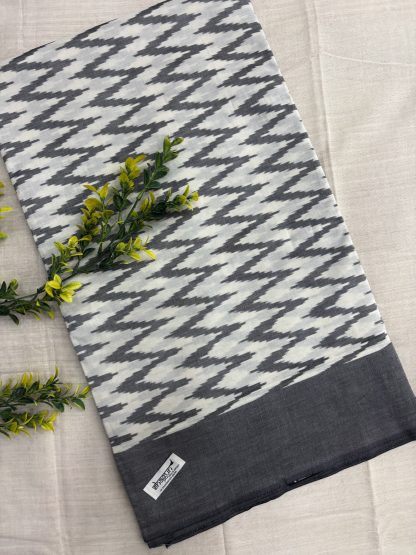 Pure Ikkat Handloom Cotton Saree 05