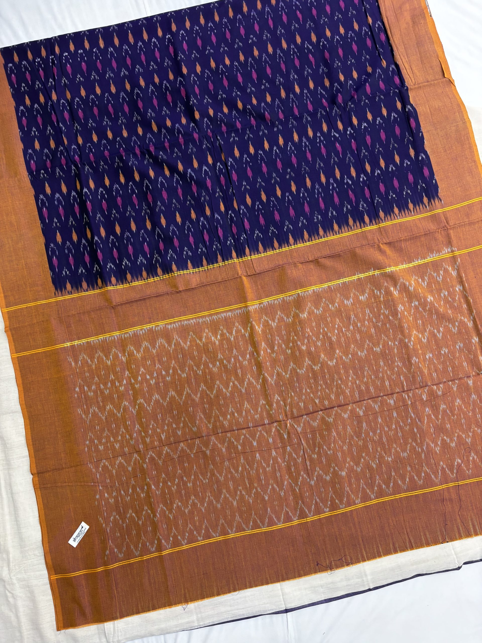 Pure Ikkat Handloom Cotton Saree 06